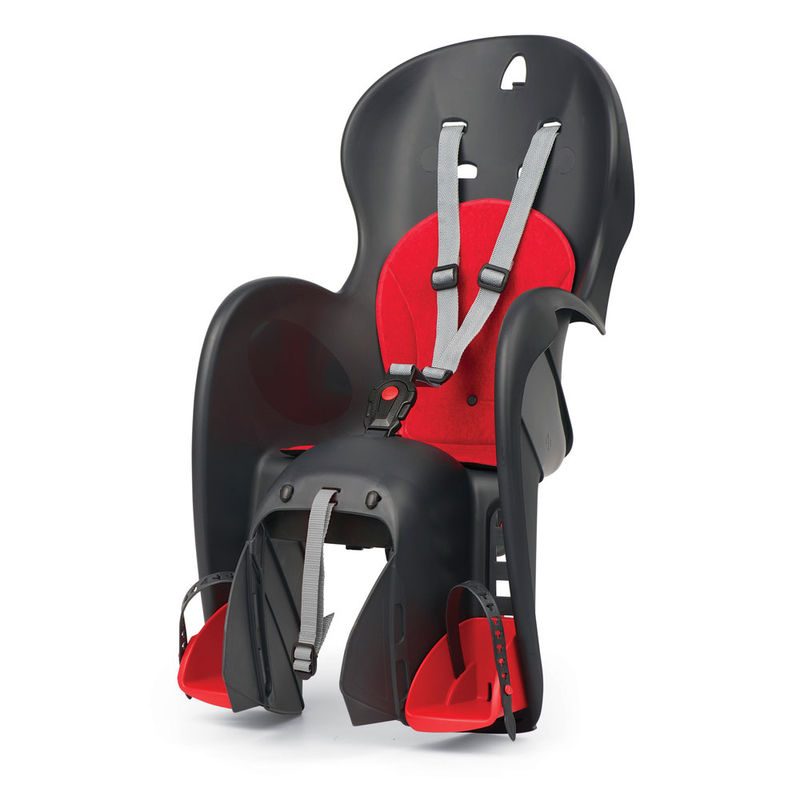 PORTABEBE POLISPORT WALLAROO CFS AL PORTABULTO GRIS OSCURO/ROJO