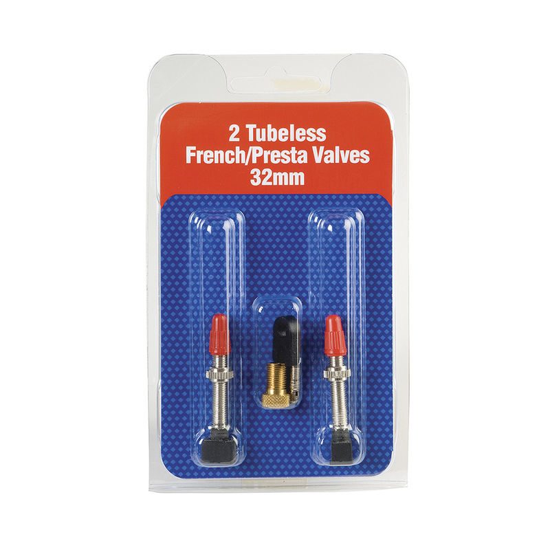 JUEGO DE 2 VALVULAS FINAS TUBELESS 32 MM