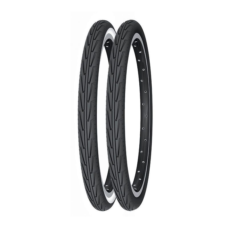 CUBIERTA MICHELIN 550 x A DIABOLO CITY BLANCA/NEGRA