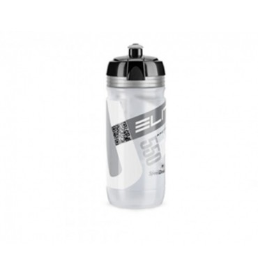 BIDON ELITE CORSA 550 ML TRANSPARENTE SILVER BIO