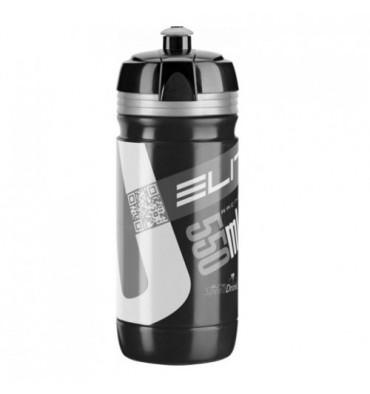 BIDON ELITE CORSA NEGRO SILVER BIO 550 ML