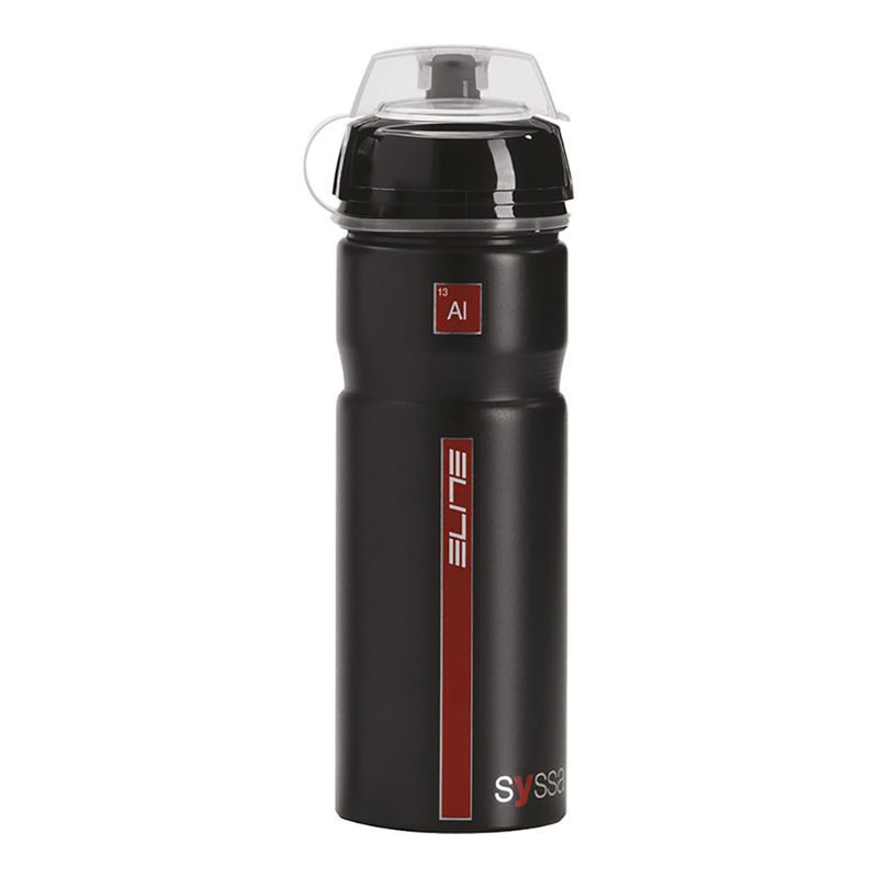 BIDON ELITE ALUMINIO SYSSA NEGRO 750 ML