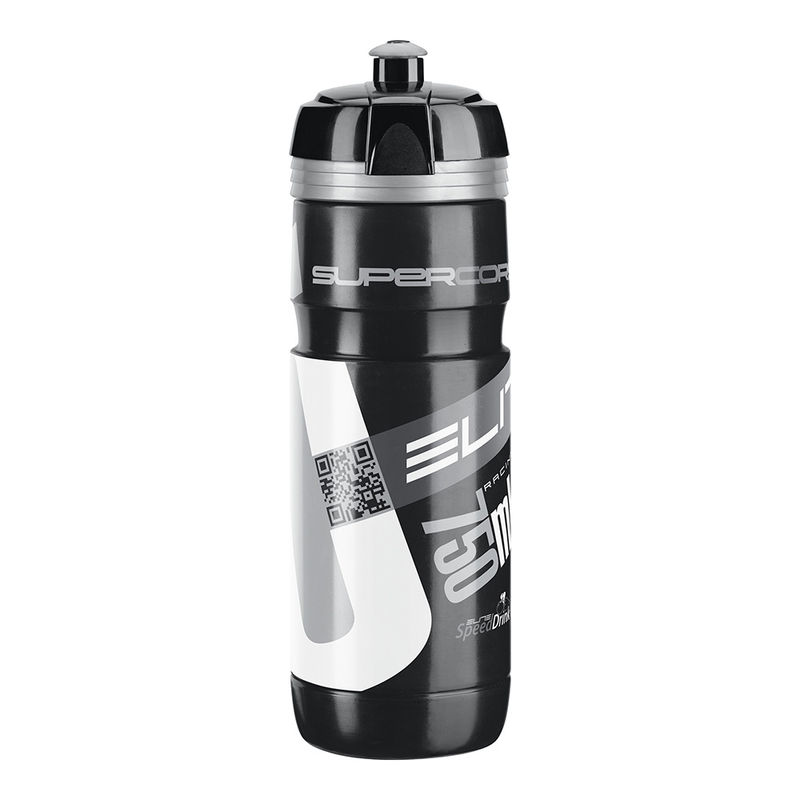 BIDON ELITE SUPERCORSA NEGRO SILVER BIO 750ML