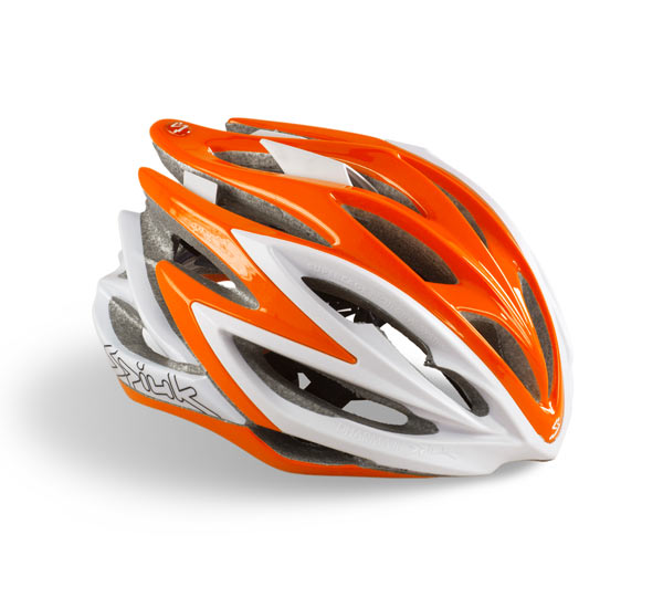 CASCO SPUIK DHARMA NARANJA Y BLANCO