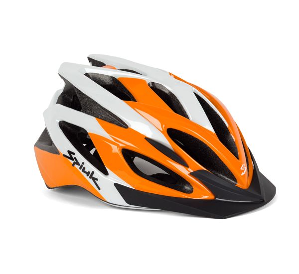 CASCO SPUIK TAMERA NARANJA Y BLANCO