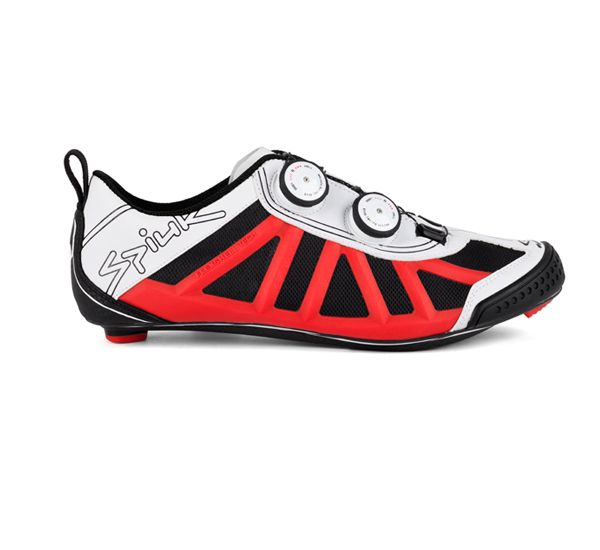 ZAPATILLAS TRIATHLON SPUIK PRAGMA ROJAS Y BLANCAS