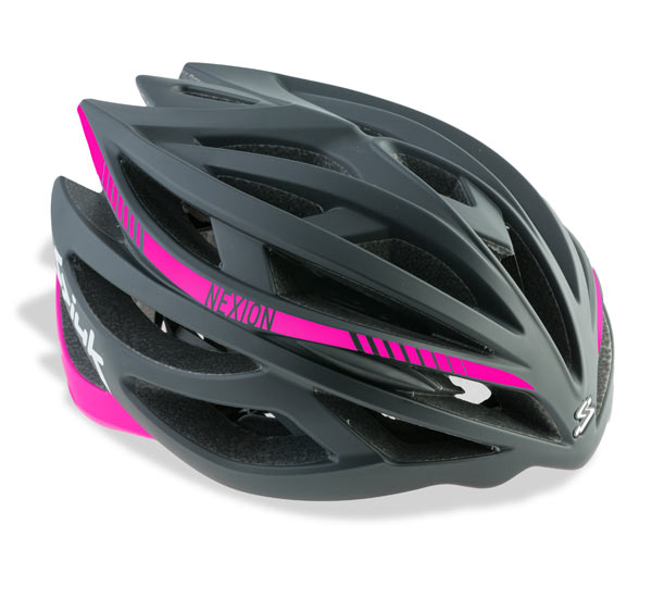 CASCO SPUIK NEXION ROSA Y NEGRO