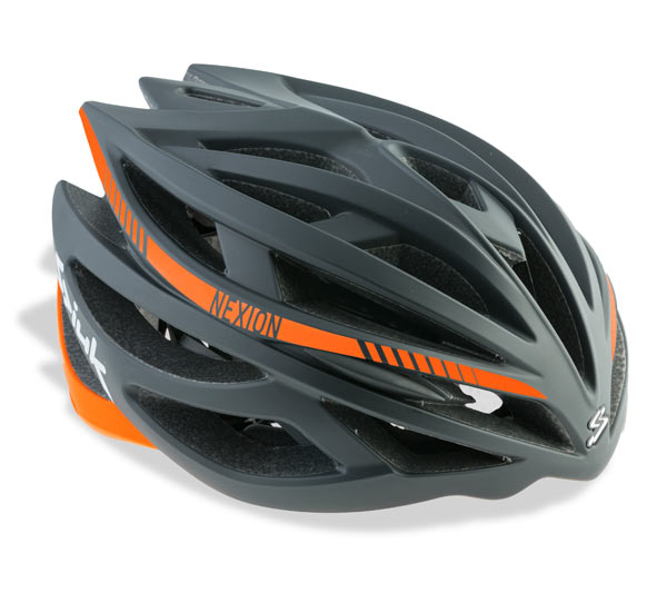 CASCO SPUIK NEXION NARANJA Y NEGRO